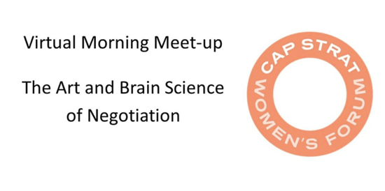 CAPSTRAT virtual morning meetup graphic