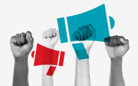thumb_Content_Equality_Strike_Fist_Air_Exclaim_Hand_Color_Megaphone_Bullhorn